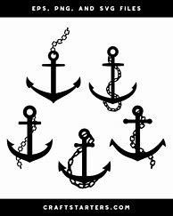 Image result for White Anchor Silhouette