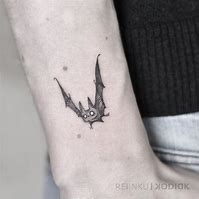 Image result for Large Tattoo Line Art Bat