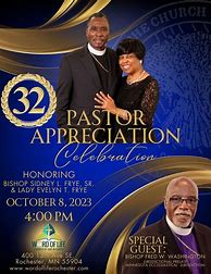 Image result for 32nd Pastor Anniversary Poster