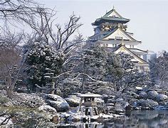 Image result for Osaka Castle in Winter