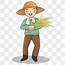 Image result for Farmer Working Cartoon