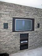 Image result for Stone Wall TV Stand