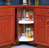 Image result for Lazy Susan Pull Out Cabinet