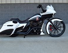 Image result for Custom Harley Baggers White