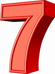 Image result for Number 7 Clip Art