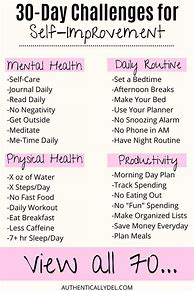 Image result for 30-Day Personal Growth Challenge