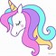 Image result for Unicorn Face ClipArt