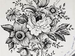 Image result for Realistic Flower Drawings