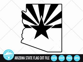 Image result for Balck and White Arizona Flag Vector in Circular Shape
