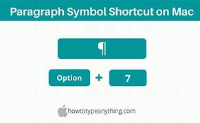 Image result for Paragraph Symbol Shortcut PC