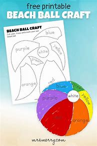 Image result for Beach Ball Craft Preschool
