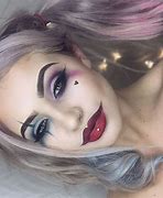 Image result for Harley Quinn Eye Makeup