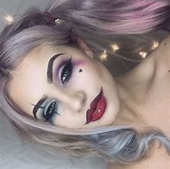 Image result for Harley Quinn Halloween Makeup