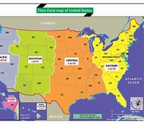 Image result for Central Time Zone Map USA