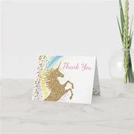 Image result for Unicorn Thank You Cards Zazzle4