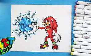 Image result for Knuckles Punching Sonic 3