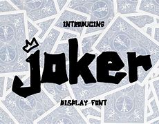 Image result for Joker Font