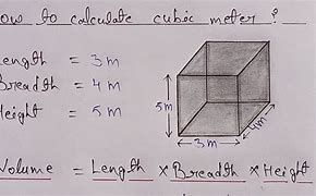 Image result for 2.5 Cubic Meter
