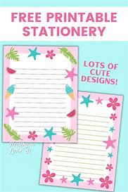 Image result for School Stationery Free Printable