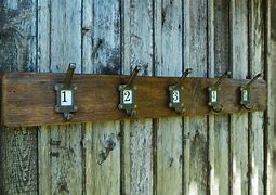 Image result for Coat Hooks Wall Mounted Numbered