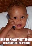 Image result for Baby On Phone Meme