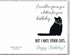 Image result for Funny Cat Happy Birthday Cards