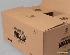 Image result for Cardboard Box Mockup