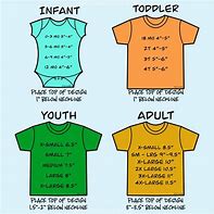 Image result for Sticker Sheets Shirt Sizes