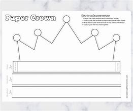 Image result for Paper Crown Cut Out Template