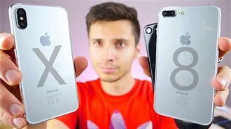 Image result for 6 vs iPhone X Silver