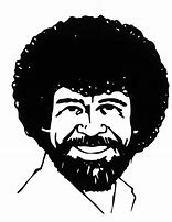 Image result for Bob Ross Cartoon Clip Art