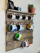 Image result for Coffee Cup Holder Stand with Pinecones