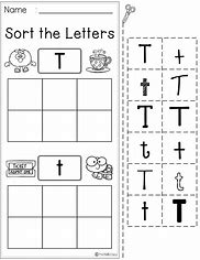 Image result for T Is for Top Worksheet