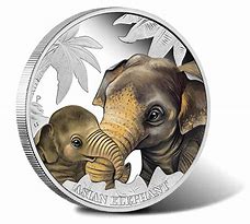 Image result for Asian Elephant Coin