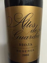 Altos Guardia Rioja Reserva に対する画像結果
