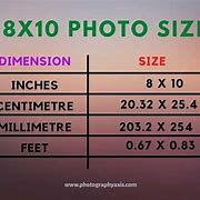 Image result for 8X10 Inches to Cm