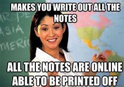 Image result for School Note Meme