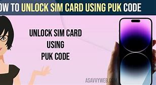 Image result for PUK Code Unlock Esim Card
