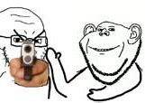 Image result for Hand Holding Gun Meme Transparent