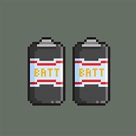 Image result for Pixel Art Battery