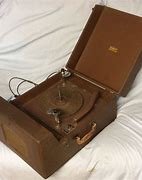Image result for Antique English Fold Up Portable Record Player