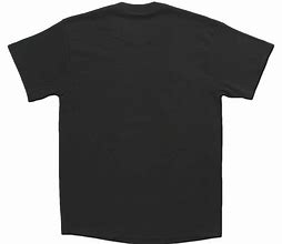 Image result for Blank Black Shirt Back