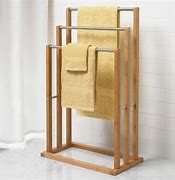 Image result for Strong Bamboo Towel Rack