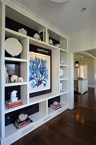 Image result for Hallway Gallery Wall Shelves