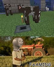 Image result for Minecraft Cow Meme