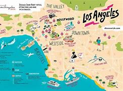 Image result for West Los Angeles Tourist Map