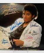 Image result for Michael Jackson Signed Thriller Vinyl