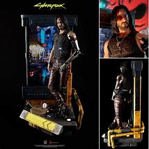 Image result for Cyberpunk 2077 Johnny Silverhand Statue