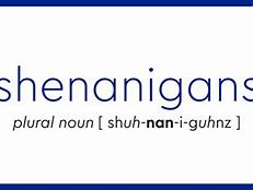 Image result for The Word Shenanigans