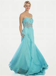 Image result for Aqua Blue Prom Dress